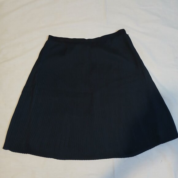 Brooks Brothers Skirt Size 10 Navy Accordion Pleated‎ A-line Mid Length - Picture 1 of 9